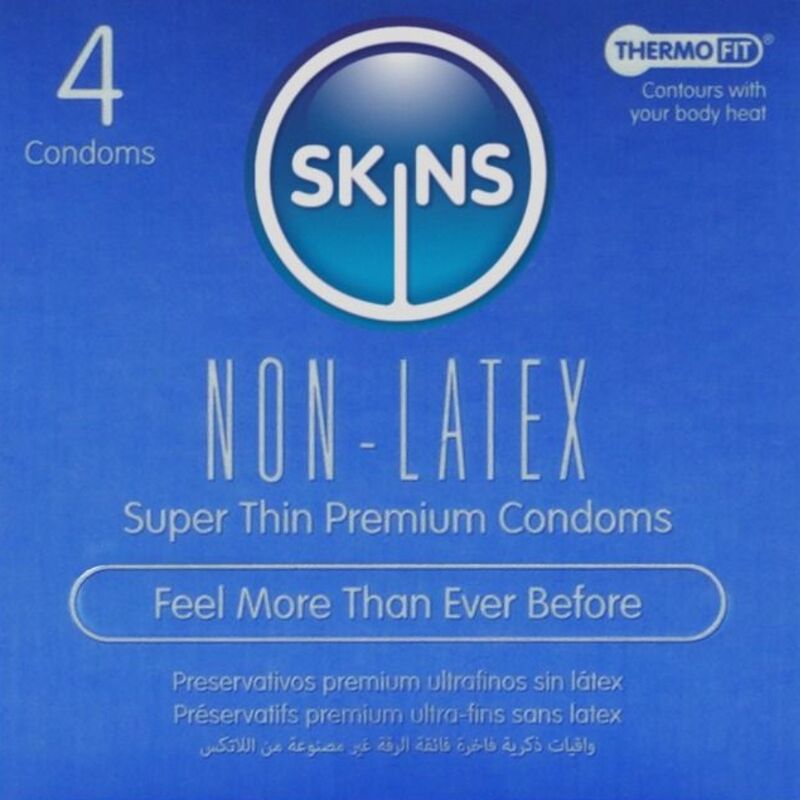 SKINS - LATEX-FREE CONDOMS PACK OF 4 - Foto 1 SKINS - LATEX-FREE CONDOMS PACK OF 4 - sexbliss - Foto 1