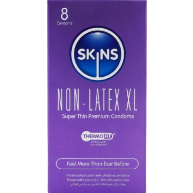 SKINS - LATEX-FREE CONDOMS XL PACK OF 4 - Foto 1 SKINS - LATEX-FREE CONDOMS XL PACK OF 4 - sexbliss - Foto 1