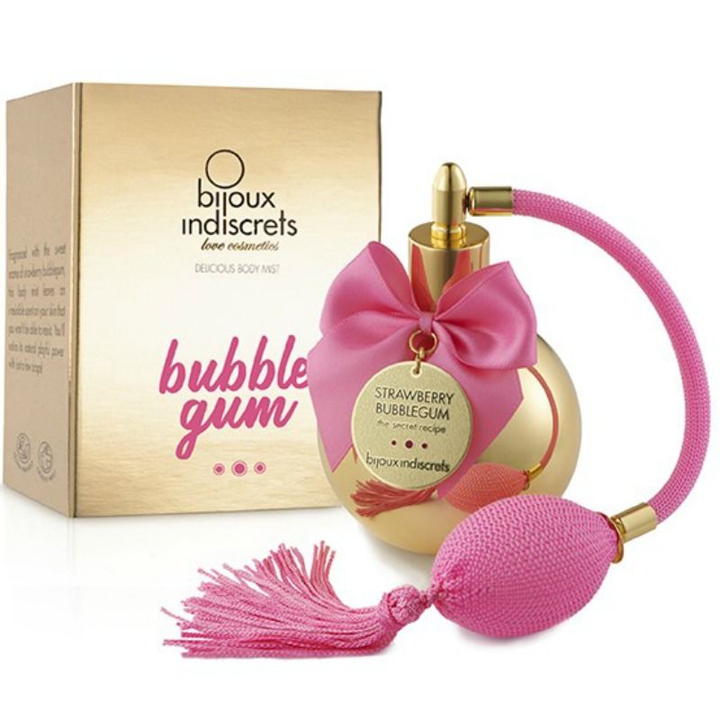 BIJOUX INDISCRETS - BUBBLE GUM BODY MIST STRAWBERRY GUM 100 ML - Foto 1 BIJOUX INDISCRETS - BUBBLE GUM BODY MIST STRAWBERRY GUM 100 ML - sexbliss - Foto 1