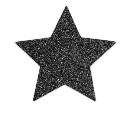 BIJOUX INDISCRETS - FLASH BLACK STAR NIPPLE CAPS - sexbliss - Foto 1