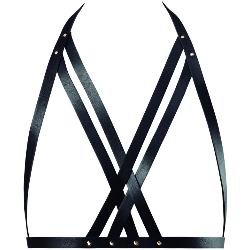 BIJOUX INDISCRETS - MAZE HALTER BRA HARNESS BLACK - Foto 1 BIJOUX INDISCRETS - MAZE HALTER BRA HARNESS BLACK - sexbliss - Foto 1