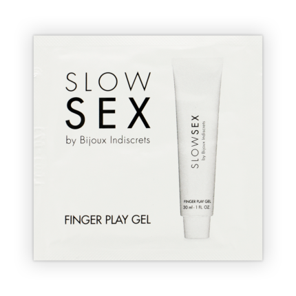 BIJOUX INDISCRETS - SLOW SEX MASSAGE GEL WITH FINGER PLAY SINGLE DOSE - sexbliss - Foto 1