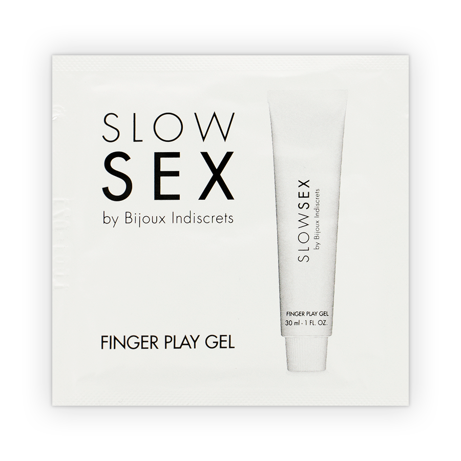 BIJOUX INDISCRETS - SLOW SEX MASSAGE GEL WITH FINGER PLAY SINGLE DOSE - Foto 1 BIJOUX INDISCRETS - SLOW SEX MASSAGE GEL WITH FINGER PLAY SINGLE DOSE - sexbliss - Foto 1