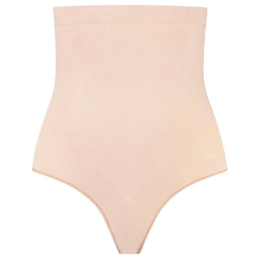 BYE-BRA - SOFT TOUCH SEAMLESS HIGH WAIST THONG BEIGE SIZE S - Foto 1 BYE-BRA - SOFT TOUCH SEAMLESS HIGH WAIST THONG BEIGE SIZE S - sexbliss - Foto 1