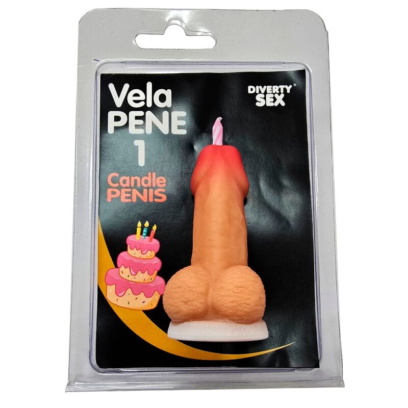 DIABLO PICANTE - PENIS CANDLE IN THE SHAPE OF THE NUMBER 1 FLESH COLOR - Foto 1 DIABLO PICANTE - PENIS CANDLE IN THE SHAPE OF THE NUMBER 1 FLESH COLOR - sexbliss - Foto 1