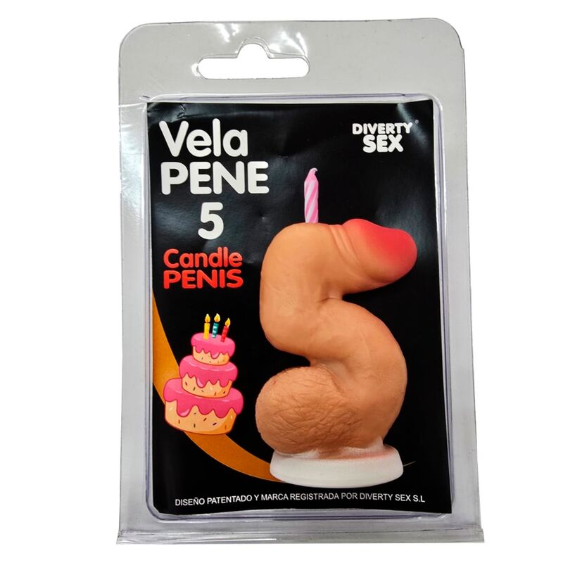 DIABLO PICANTE - PENIS CANDLE IN THE SHAPE OF THE NUMBER 5 FLESH COLOR - Foto 1 DIABLO PICANTE - PENIS CANDLE IN THE SHAPE OF THE NUMBER 5 FLESH COLOR - sexbliss - Foto 1