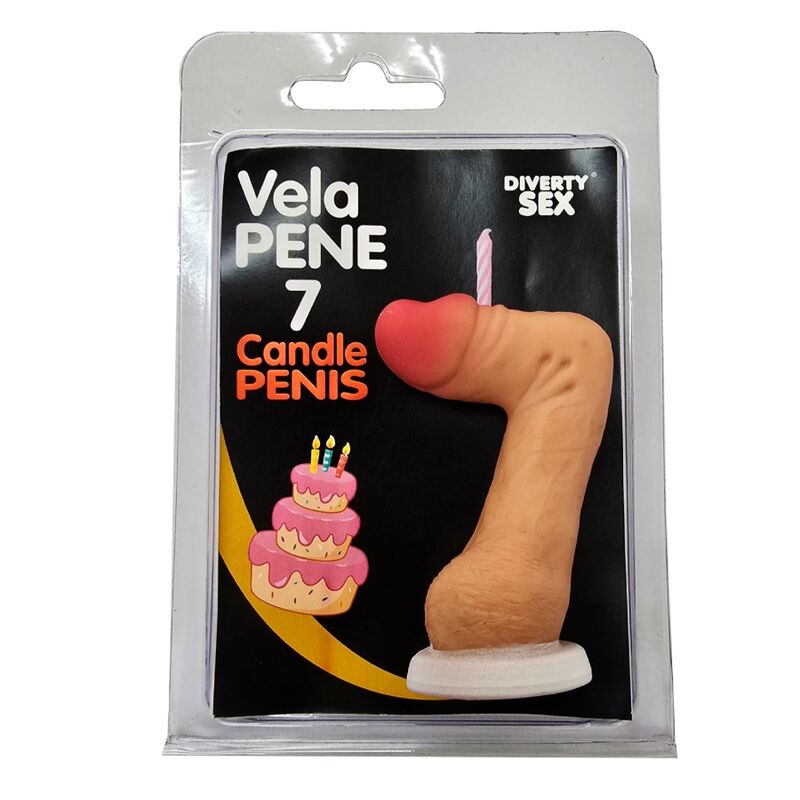 DIABLO PICANTE - PENIS CANDLE IN THE SHAPE OF THE NUMBER 7 FLESH COLOR - Foto 1 DIABLO PICANTE - PENIS CANDLE IN THE SHAPE OF THE NUMBER 7 FLESH COLOR - sexbliss - Foto 1