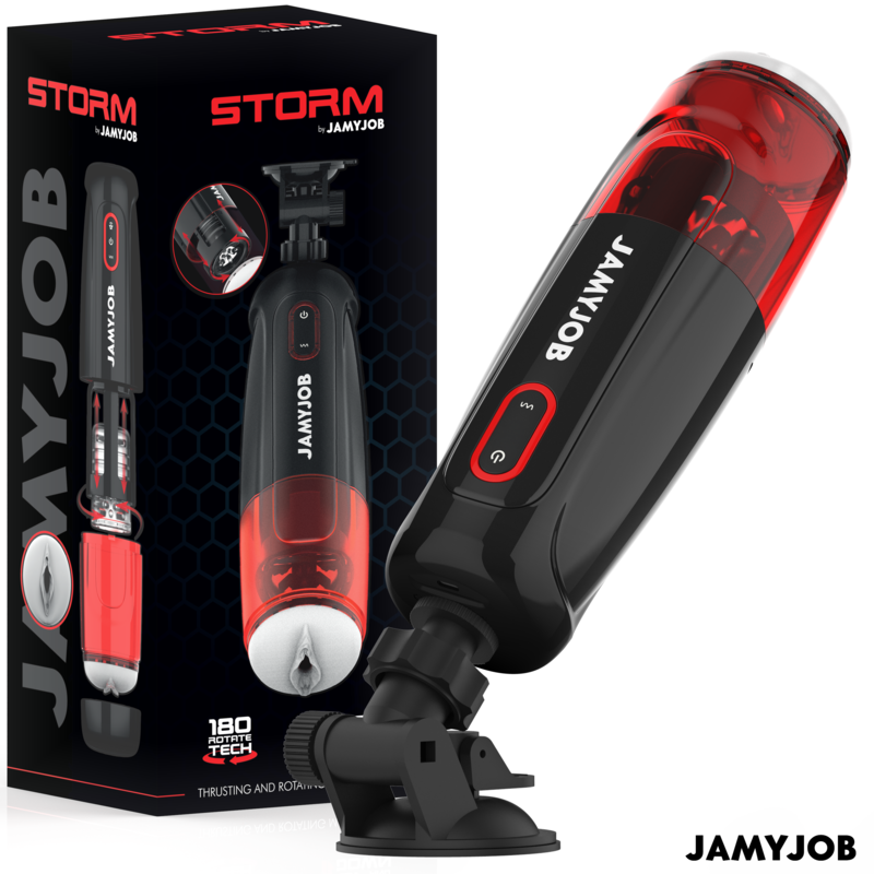 JAMYJOB - STORM AUTOMATIC VAGINAL MASTURBATOR WITH 10 MODES JAMYJOB - STORM AUTOMATIC VAGINAL MASTURBATOR WITH 10 MODES