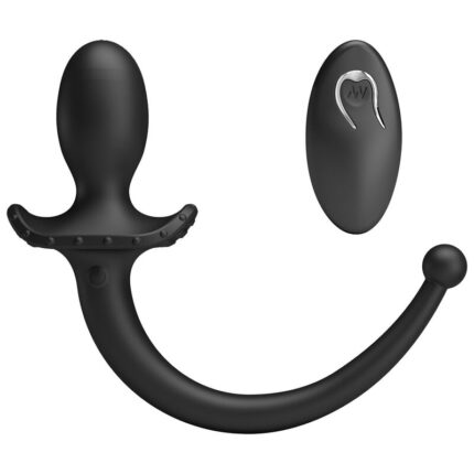 MR PLAY - WIRELESS REMOTE CONTROL ANAL AND PERINEUM VIBRATOR BLACK - sexbliss - Foto 1