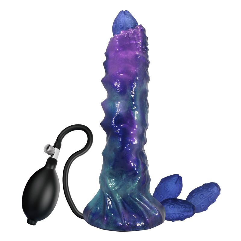 POWER MONSTERS - DUSKWALKER SENTINEL TRICOLOR INFLATABLE FANTASY SILICONE DILDO 23 CM Ø 5 CM - Foto 1 POWER MONSTERS - DUSKWALKER SENTINEL TRICOLOR INFLATABLE FANTASY SILICONE DILDO 23 CM Ø 5 CM - sexbliss - Foto 1