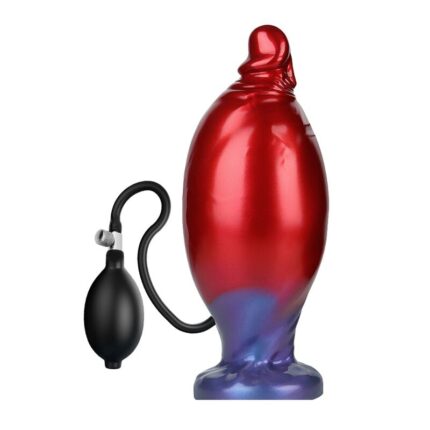 POWER MONSTERS - SHADOW BEHEMOTH BICOLOR INFLATABLE FANTASY SILICONE DILDO 22 CM Ø 5 CM - sexbliss - Foto 1