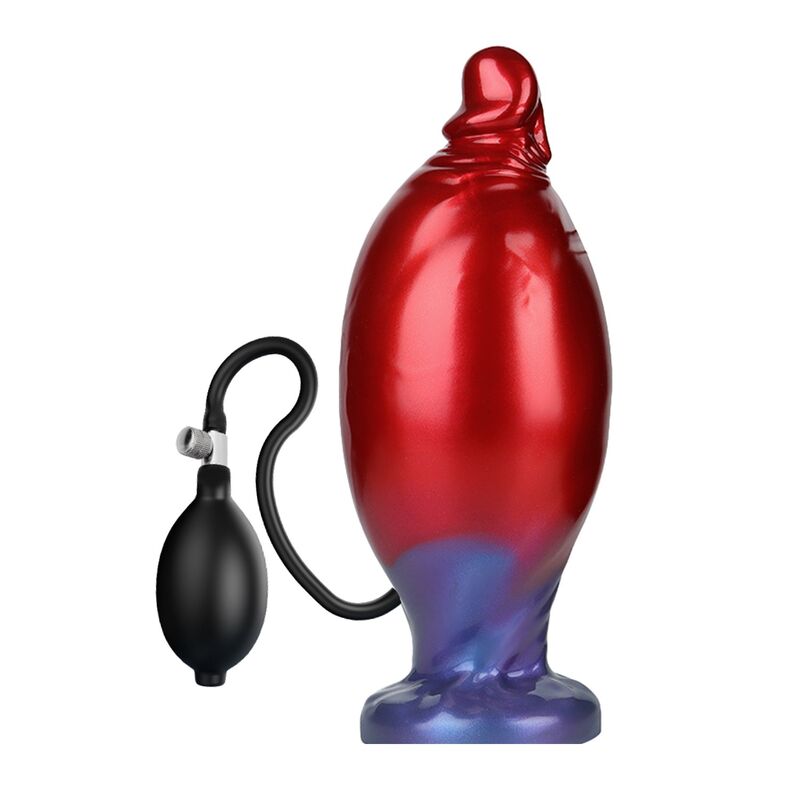 POWER MONSTERS - SHADOW BEHEMOTH BICOLOR INFLATABLE FANTASY SILICONE DILDO 22 CM Ø 5 CM - Foto 1 POWER MONSTERS - SHADOW BEHEMOTH BICOLOR INFLATABLE FANTASY SILICONE DILDO 22 CM Ø 5 CM - sexbliss - Foto 1