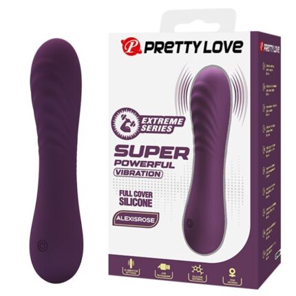 PRETTY LOVE - ALEXISROSE RECHARGEABLE VIBRATOR 10 FUNCTIONS PURPLE - sexbliss - Foto 1