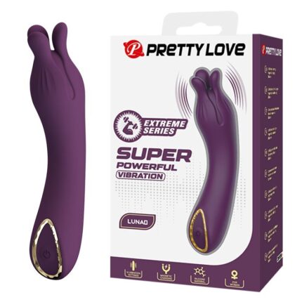 PRETTY LOVE - LUNAO RECHARGEABLE VIBRATOR 10 FUNCTIONS PURPLE - sexbliss - Foto 1