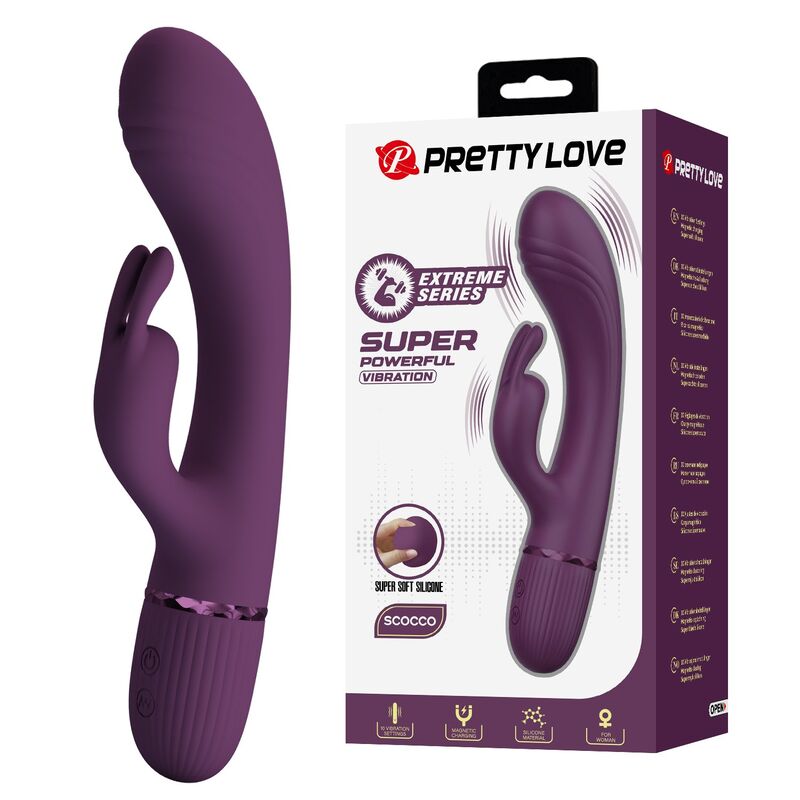 PRETTY LOVE - ROCCO RECHARGEABLE RABBIT VIBRATOR 10 FUNCTIONS PURPLE - Foto 1 PRETTY LOVE - ROCCO RECHARGEABLE RABBIT VIBRATOR 10 FUNCTIONS PURPLE - sexbliss - Foto 1