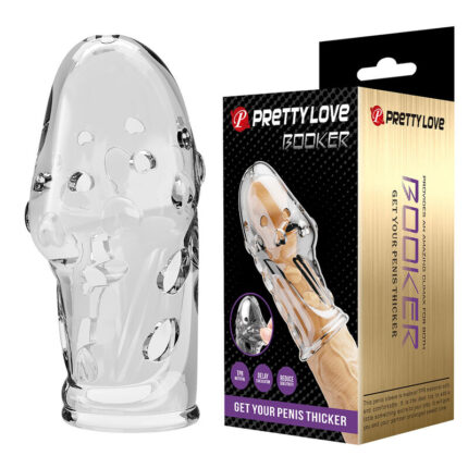 PRETTY LOVE - ROCKER PENIS SLEEVE GET YOUR PENIS THICKER TRANSPARENT - sexbliss - Foto 1