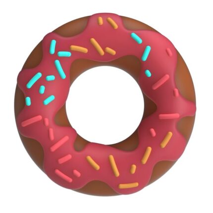 PRETTY LOVE - SUPER DONUT PENIS RING PINK - sexbliss - Foto 1