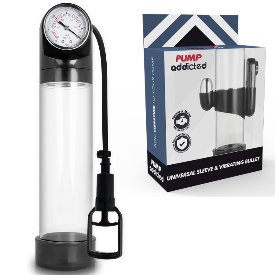 PUMP ADDICTED - RX9 TRANSPARENT ERECTION PUMP WITH VIBRATOR - Foto 1 PUMP ADDICTED - RX9 TRANSPARENT ERECTION PUMP WITH VIBRATOR - sexbliss - Foto 1