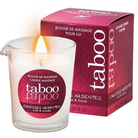 RUF - TABOO MASSAGE CANDLE FOR HIM CARESSES ARDENTES FERN SCENT - Foto 1 RUF - TABOO MASSAGE CANDLE FOR HIM CARESSES ARDENTES FERN SCENT - sexbliss - Foto 1