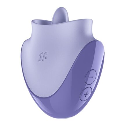 SATISFYER - TONGUE DANCER CLITORAL STIMULATOR WITH VIBRATION AND PULSATIONS LILAC - sexbliss - Foto 1