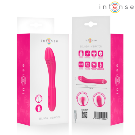 INTENSE - BELINDA VIBRATOR 19 CM FLEXIBLE 10 VIBRATIONS PINK - sexbliss - Foto 1