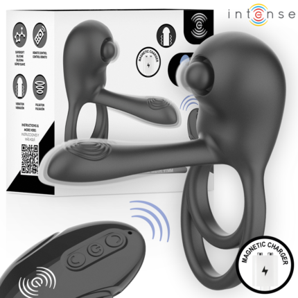 INTENSE - SPIKE REMOTE CONTROL VIBRATING PENIS RING - sexbliss - Foto 1