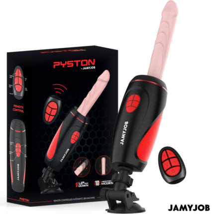 JAMYJOB - PYSTON BASE AUTOMATIC MASTURBATOR WITH REMOTE CONTROL DILDO - sexbliss - Foto 1