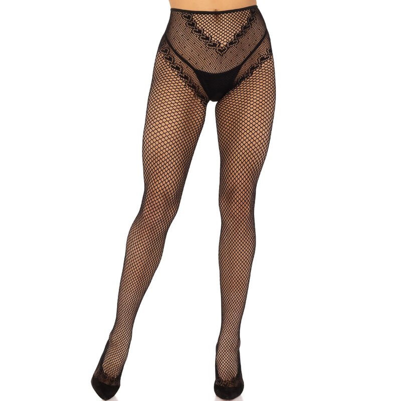 LEG AVENUE - CROTCHLESS FISHNET STOCKINGS BLACK - Foto 1 LEG AVENUE - CROTCHLESS FISHNET STOCKINGS BLACK - sexbliss - Foto 1