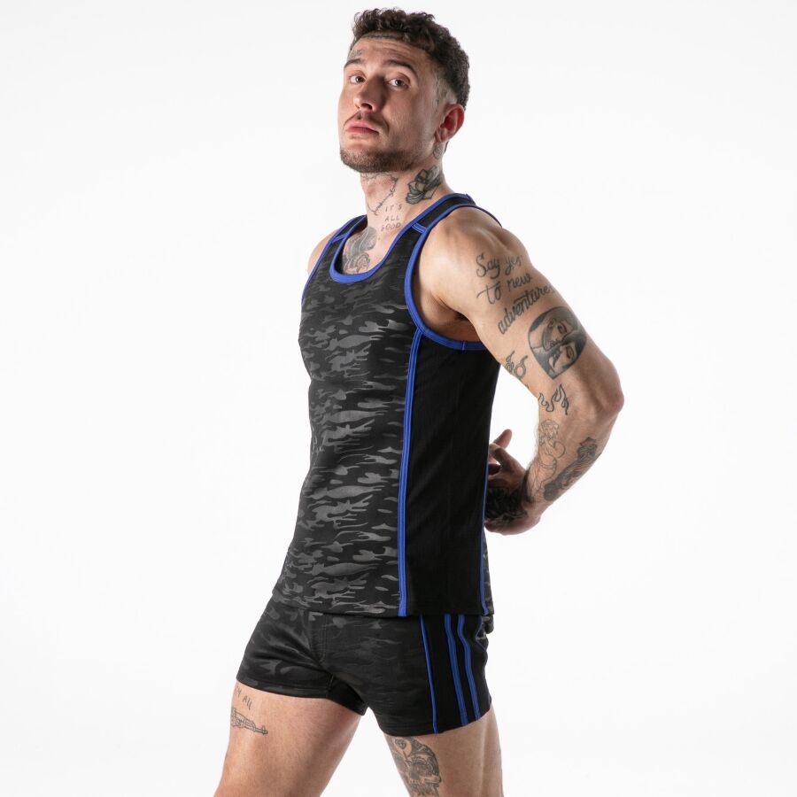 LOCKER GEAR - FULL MILITARY ACCESS TANKTOP BLUE XL - Foto 1 LOCKER GEAR - FULL MILITARY ACCESS TANKTOP BLUE XL - sexbliss - Foto 1