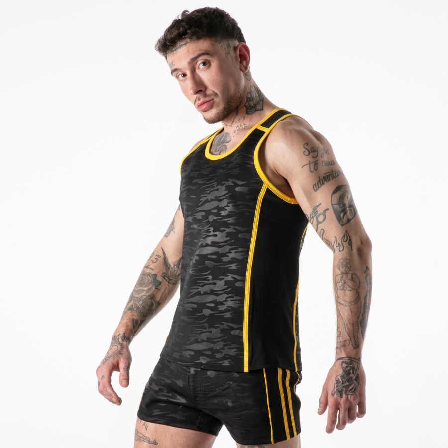 LOCKER GEAR - FULL MILITARY ACCESS TANKTOP YELLOW XL - Foto 1 LOCKER GEAR - FULL MILITARY ACCESS TANKTOP YELLOW XL - sexbliss - Foto 1