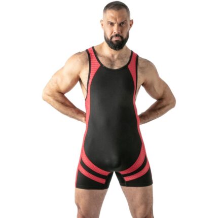 LOCKER GEAR - OPEN ACCESS SINGLET RED XL - sexbliss - Foto 1