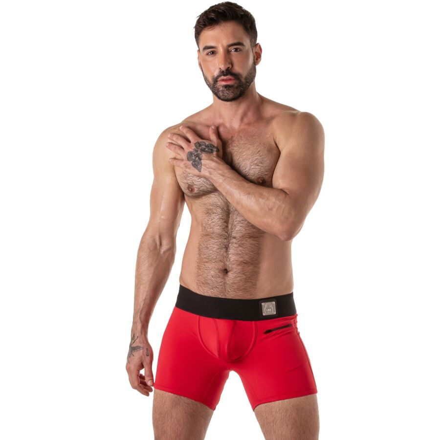 LOCKER GEAR - WIDE WAISTBAND TRUNK RED XL - Foto 1 LOCKER GEAR - WIDE WAISTBAND TRUNK RED XL - sexbliss - Foto 1