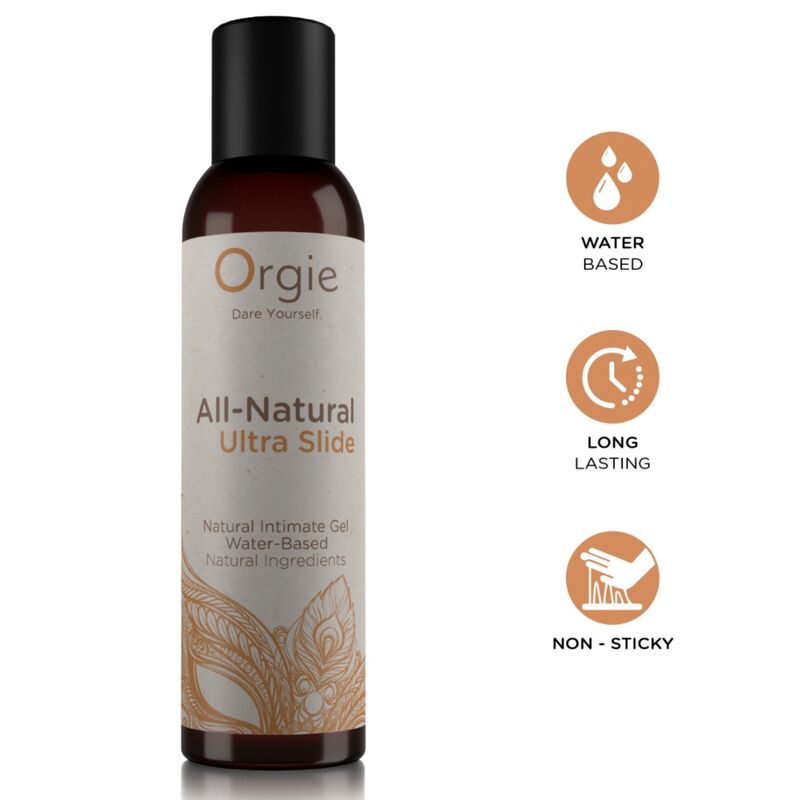 ORGIE - ALL-NATURAL ULTRA SLIDE WATER-BASED INTIMATE GEL 150 ML - Foto 1 ORGIE - ALL-NATURAL ULTRA SLIDE WATER-BASED INTIMATE GEL 150 ML - sexbliss - Foto 1
