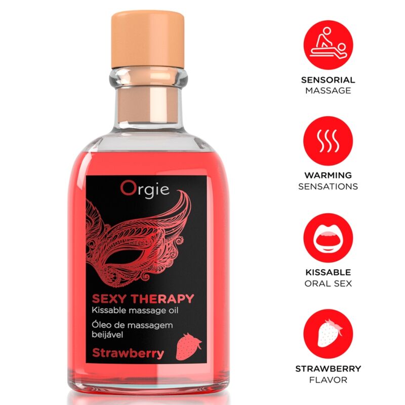 ORGIE - LIPS MASSAGE STRAWBERRY KISSABLE MASSAGE SET 100 ML - Foto 1 ORGIE - LIPS MASSAGE STRAWBERRY KISSABLE MASSAGE SET 100 ML - sexbliss - Foto 1