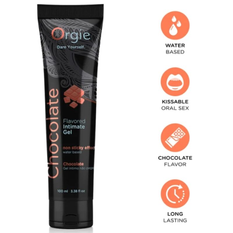 ORGIE - LUBE TUBE CHOCOLATE KISSABLE WATER-BASED INTIMATE GEL 100 ML - Foto 1 ORGIE - LUBE TUBE CHOCOLATE KISSABLE WATER-BASED INTIMATE GEL 100 ML - sexbliss - Foto 1