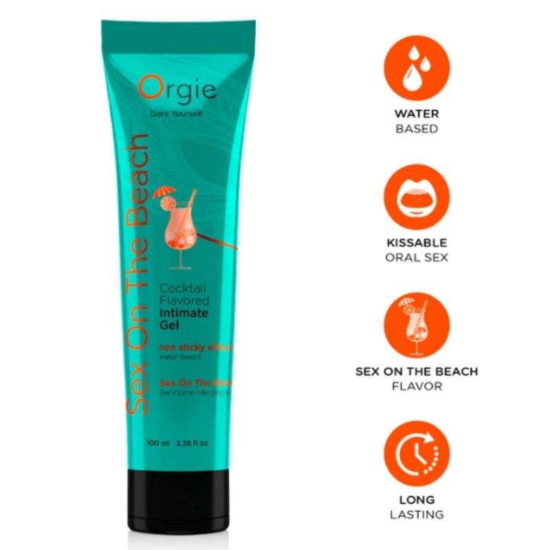 ORGIE - LUBE TUBE COCKTAIL SEX ON THE BEACH KISSABLE WATER-BASED INTIMATE GEL 100 ML - Foto 1 ORGIE - LUBE TUBE COCKTAIL SEX ON THE BEACH KISSABLE WATER-BASED INTIMATE GEL 100 ML - sexbliss - Foto 1