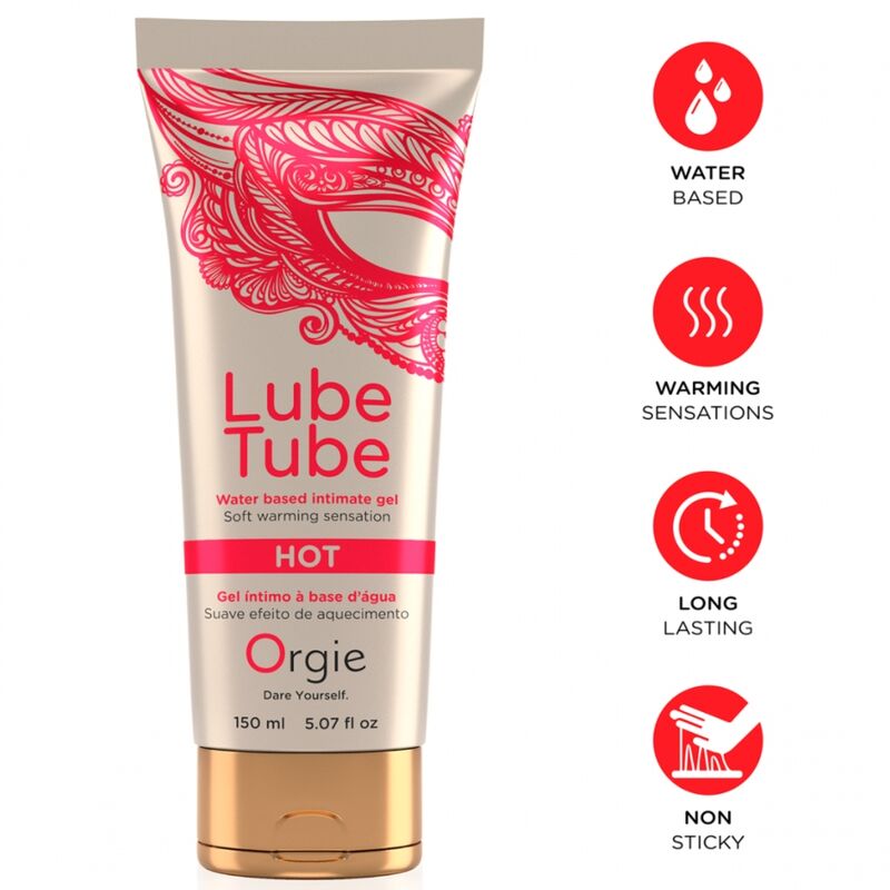 ORGIE - LUBE TUBE HOT WARMING WATER-BASED INTIMATE GEL 150 ML - Foto 1 ORGIE - LUBE TUBE HOT WARMING WATER-BASED INTIMATE GEL 150 ML - sexbliss - Foto 1