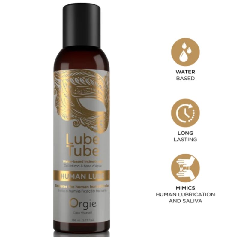 ORGIE - LUBE TUBE HUMAN LUBE WATER-BASED INTIMATE GEL 150 ML - Foto 1 ORGIE - LUBE TUBE HUMAN LUBE WATER-BASED INTIMATE GEL 150 ML - sexbliss - Foto 1
