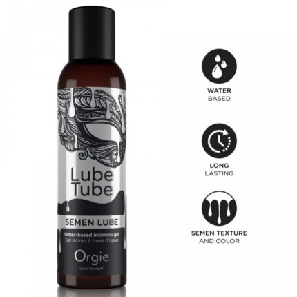 ORGIE - LUBE TUBE SEMEN LUBE WATER-BASED INTIMATE GEL 150 ML - sexbliss - Foto 1