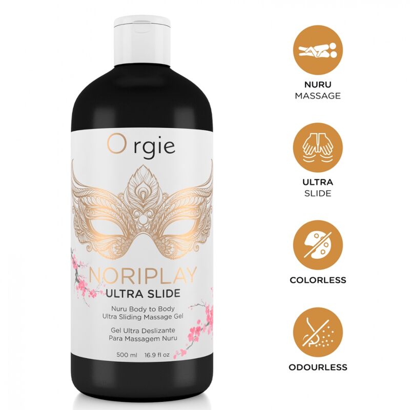 ORGIE - NORIPLAY ULTRA SLIDE BODY TO BODY NURU MASSAGE GEL 500 ML - Foto 1 ORGIE - NORIPLAY ULTRA SLIDE BODY TO BODY NURU MASSAGE GEL 500 ML - sexbliss - Foto 1