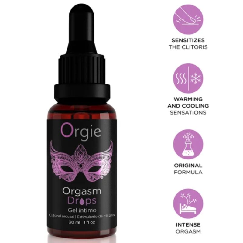 ORGIE - ORGASM DROPS CLITORAL AROUSAL 30 ML - Foto 1 ORGIE - ORGASM DROPS CLITORAL AROUSAL 30 ML - sexbliss - Foto 1