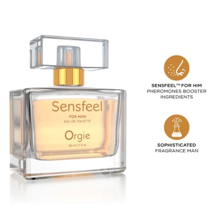 ORGIE - SENSFEEL FOR MAN PHEROMONE BOOSTER EAU DE TOILETTE 50 ML - Foto 1 ORGIE - SENSFEEL FOR MAN PHEROMONE BOOSTER EAU DE TOILETTE 50 ML - sexbliss - Foto 1