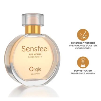 ORGIE - SENSFEEL FOR WOMAN PHEROMONE BOOSTER EAU DE TOILETTE 50 ML - sexbliss - Foto 1