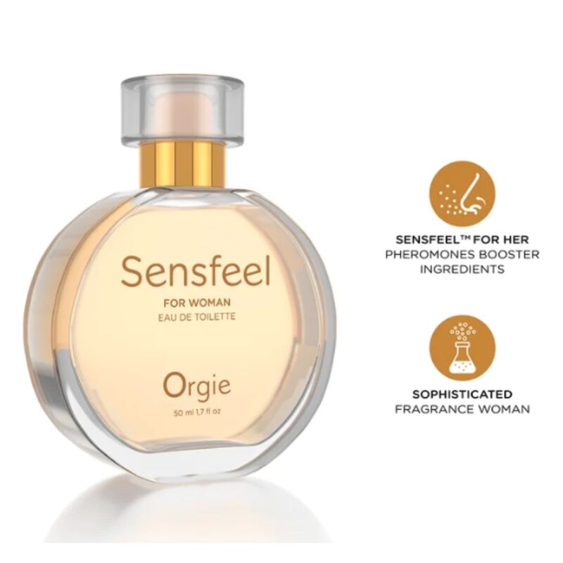 ORGIE - SENSFEEL FOR WOMAN PHEROMONE BOOSTER EAU DE TOILETTE 50 ML - Foto 1 ORGIE - SENSFEEL FOR WOMAN PHEROMONE BOOSTER EAU DE TOILETTE 50 ML - sexbliss - Foto 1