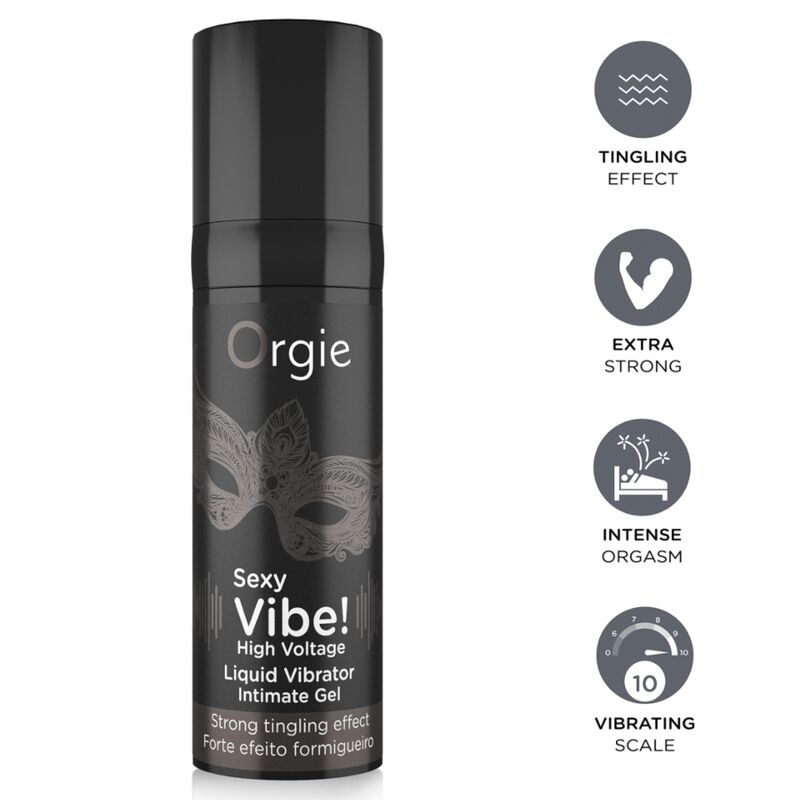 ORGIE - SEXY VIBE! HIGH VOLTAGE EXTRA STRONG LIQUID VIBRATOR 15 ML - Foto 1 ORGIE - SEXY VIBE! HIGH VOLTAGE EXTRA STRONG LIQUID VIBRATOR 15 ML - sexbliss - Foto 1