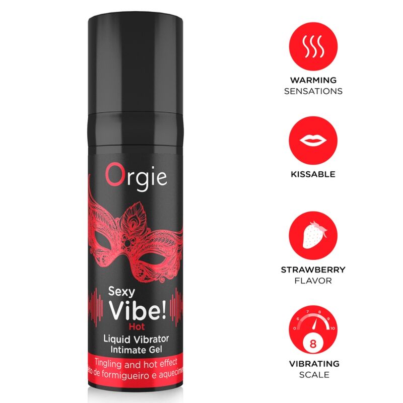 ORGIE - SEXY VIBE! HOT WARMING LIQUID VIBRATOR 15 ML - Foto 1 ORGIE - SEXY VIBE! HOT WARMING LIQUID VIBRATOR 15 ML - sexbliss - Foto 1