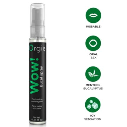 ORGIE - WOW! MENTHOL AND EUCALYPTUS BUCCAL SPRAY 10 ML - sexbliss - Foto 1
