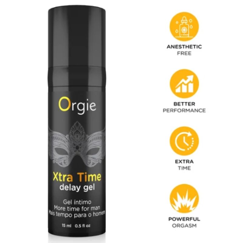 ORGIE - XTRA TIME DELAY GEL ANESTHETIC FREE 15 ML - Foto 1 ORGIE - XTRA TIME DELAY GEL ANESTHETIC FREE 15 ML - sexbliss - Foto 1