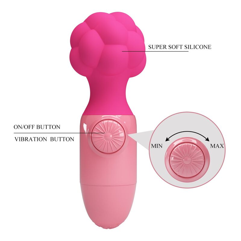 PRETTY LOVE - ANWEN MINI MASSAGER PINK - Foto 1 PRETTY LOVE - ANWEN MINI MASSAGER PINK - sexbliss - Foto 1
