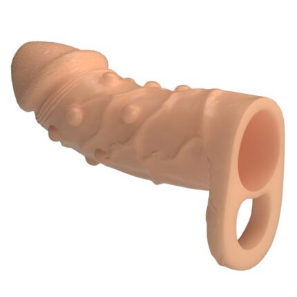 PRETTY LOVE - DORT PENIS EXTENSION SLEEVE 14 CM Ø 4 CM NATURAL - sexbliss - Foto 1